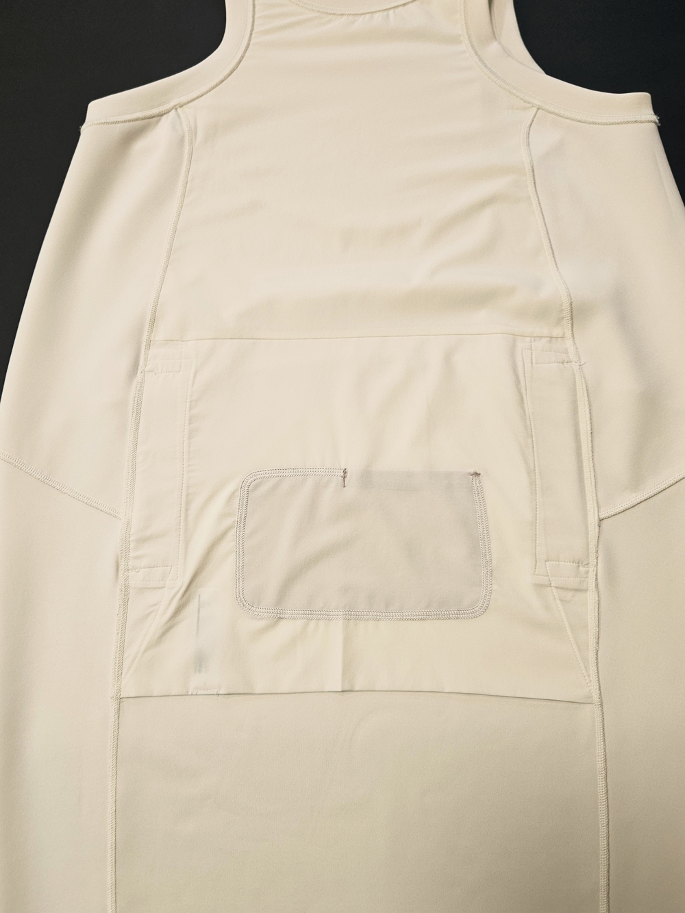 Lululemon Softstreme Back In Action Dress Lemon Sorbet Cream Mini Size 6 LW1DLSS - Picture 11 of 16